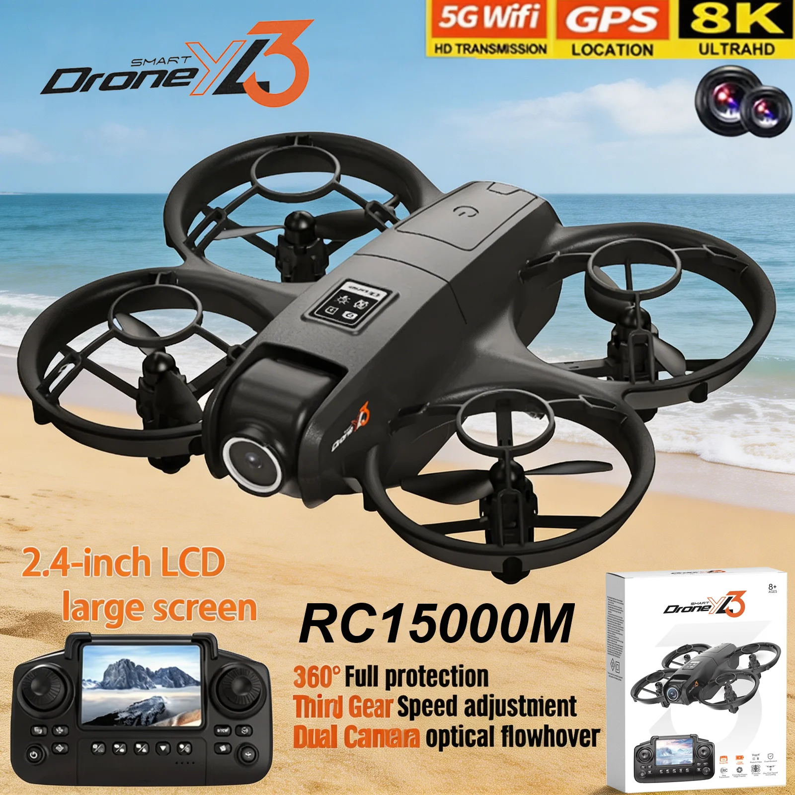 Drone Kit Professional - طائرة بدون طيار YL3 RC جديدة
