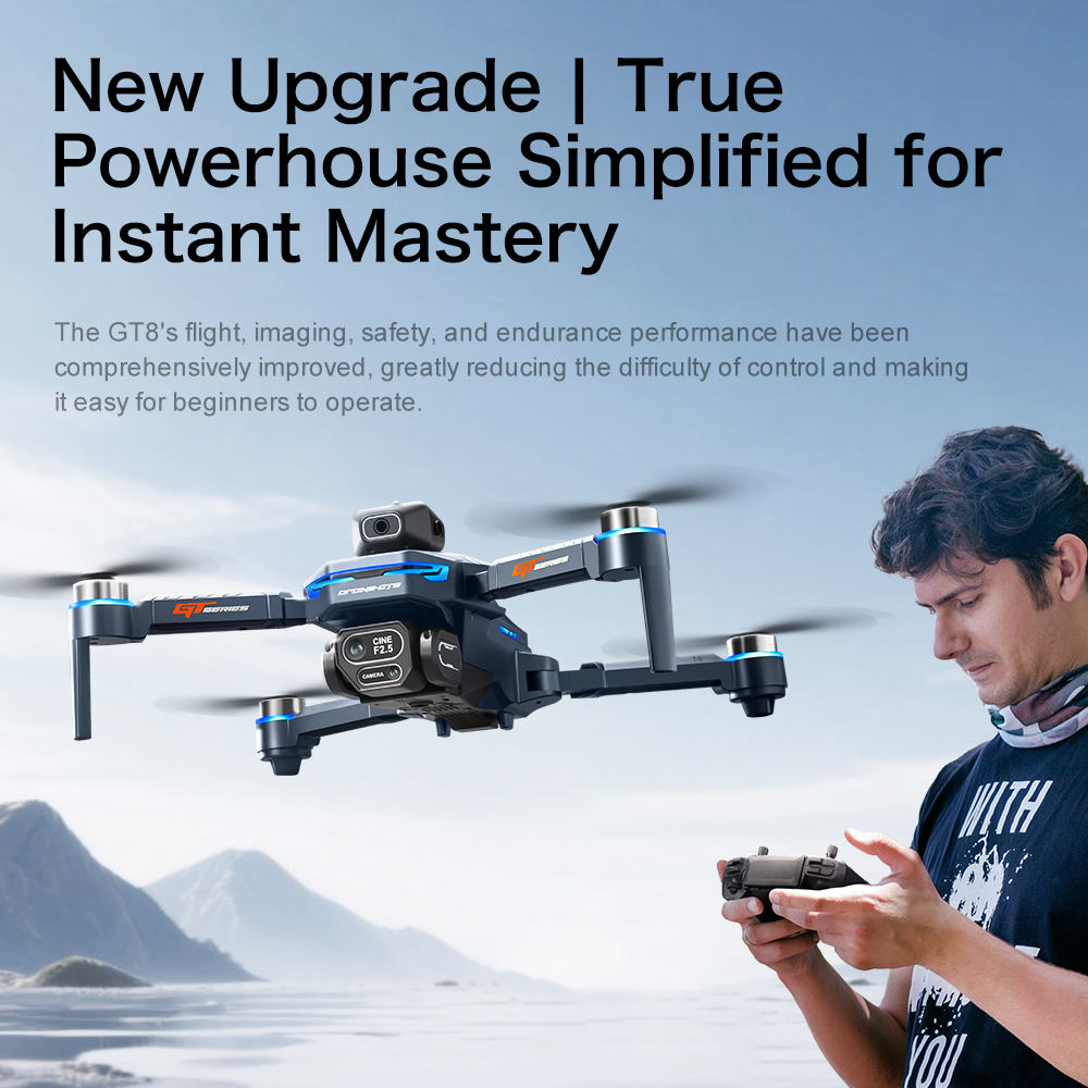 طائرة لينوفو GT8 بدون طيار احت - مراجعة Drone Kit Professional وسعره
