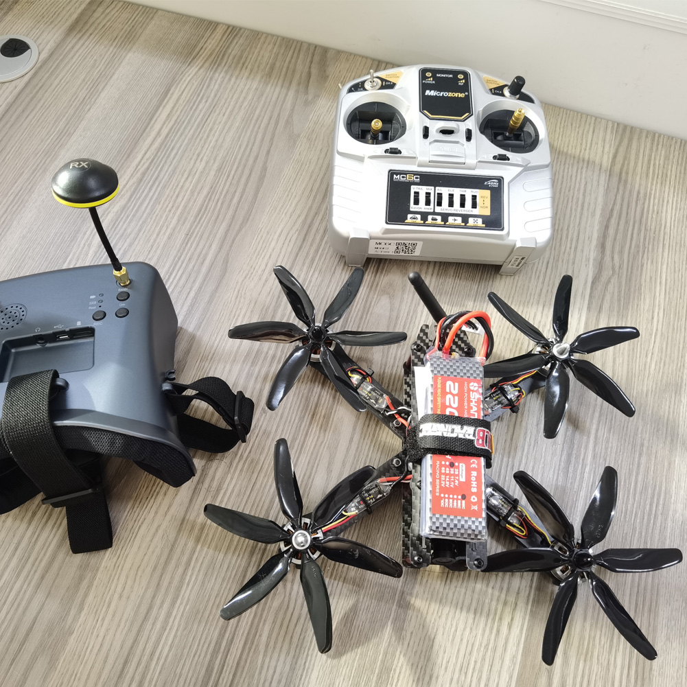 10 قطعة 504060 5x4x6 6-Blade ل - مراجعة Drone Kit Build Yourself وسعره